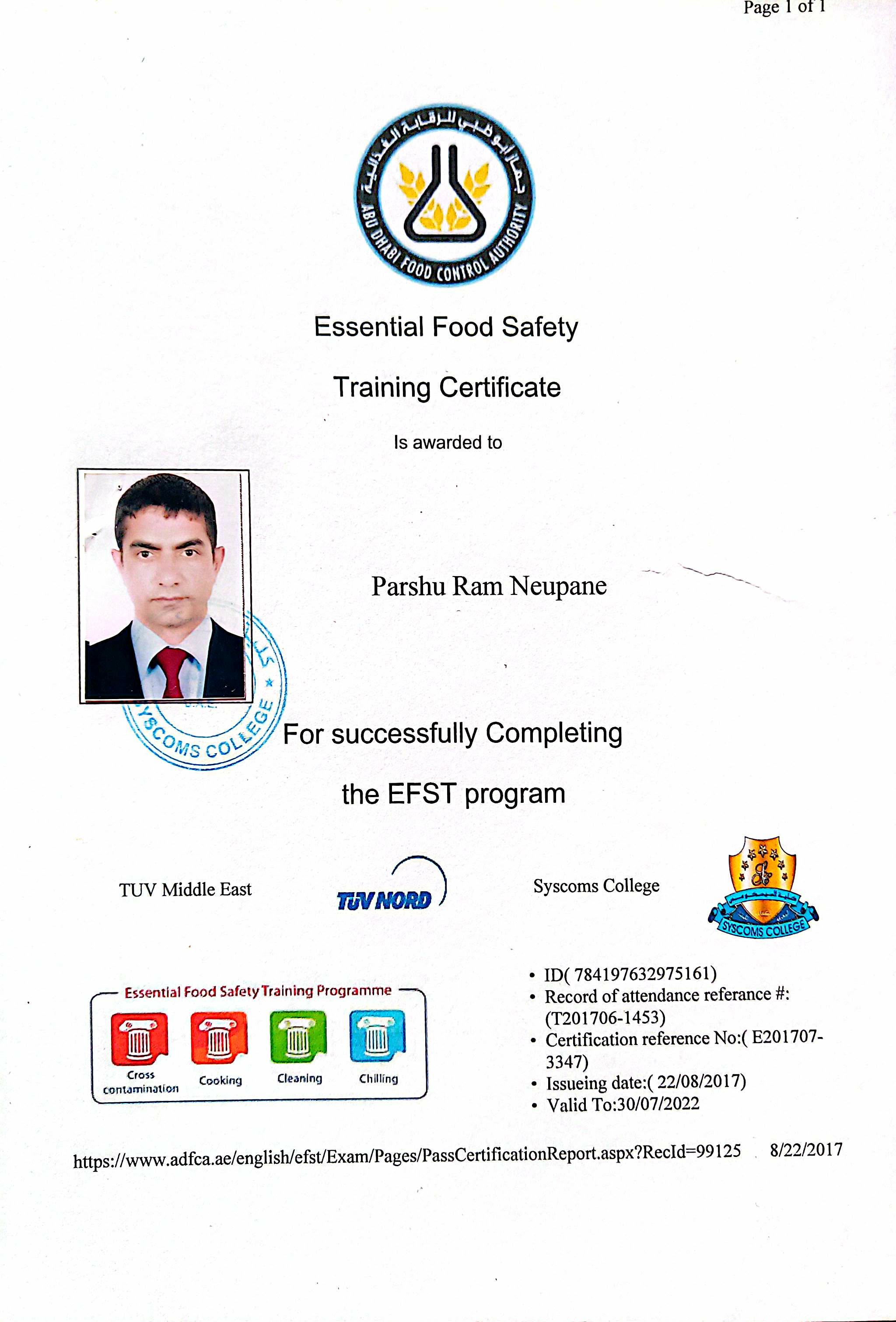 Food Safety Training
