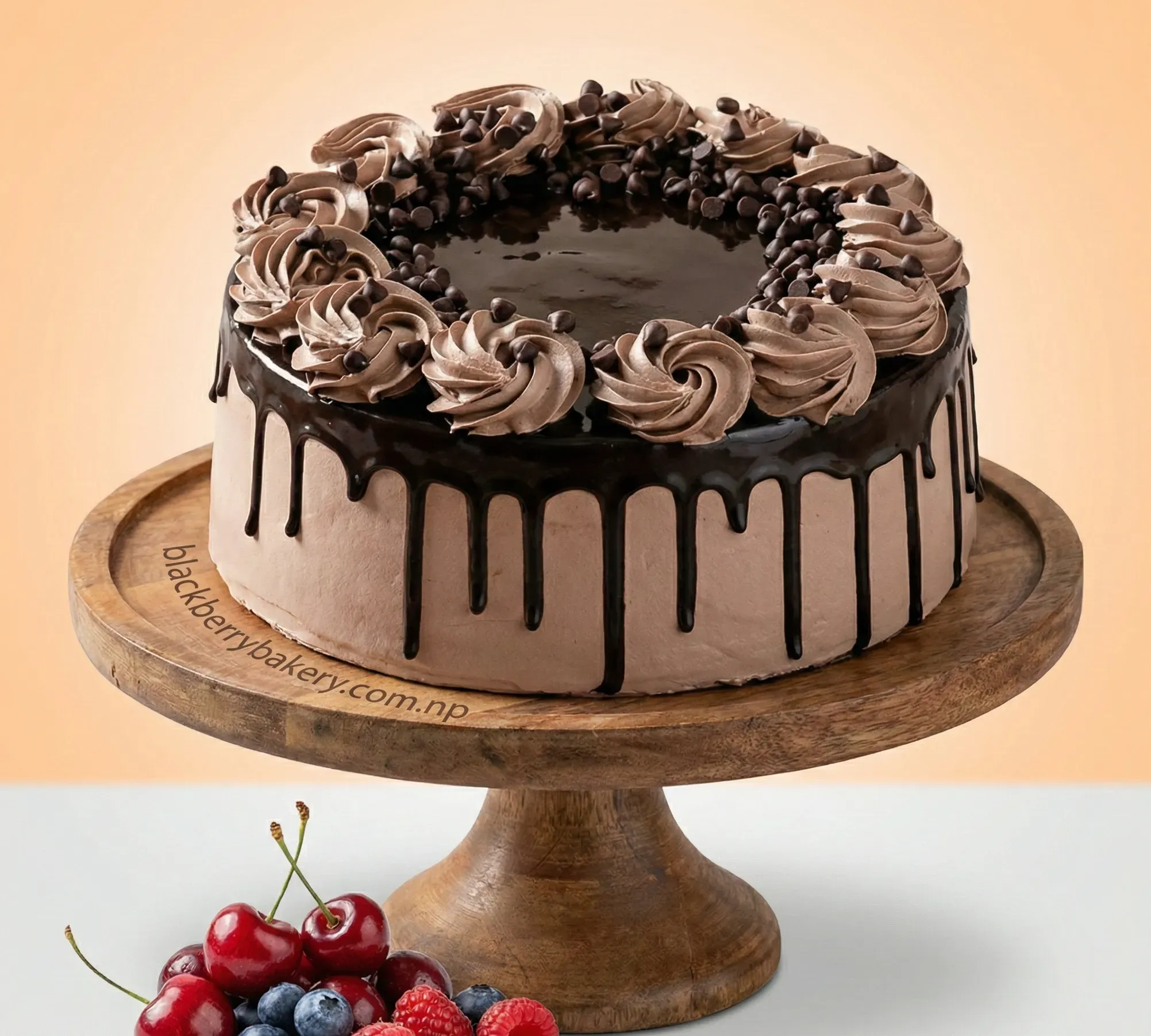 Chocolate Truffle-Chips-Flower