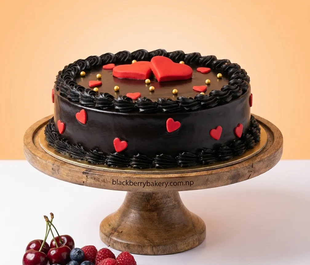 Chocolate Truffle Love Cake