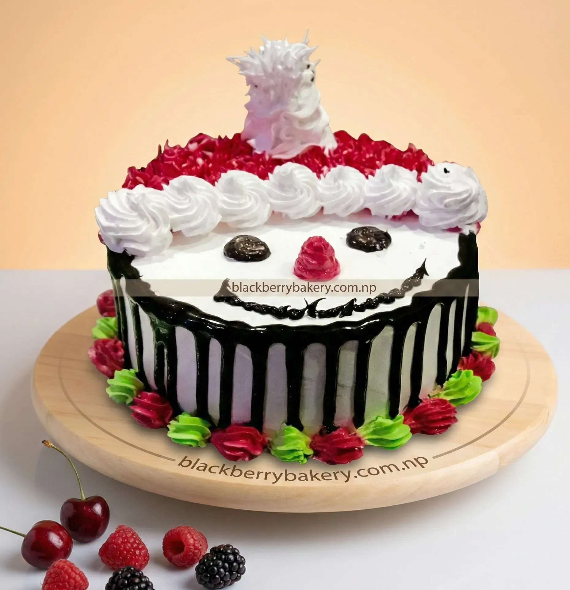Christmas Snow Santa Cake
