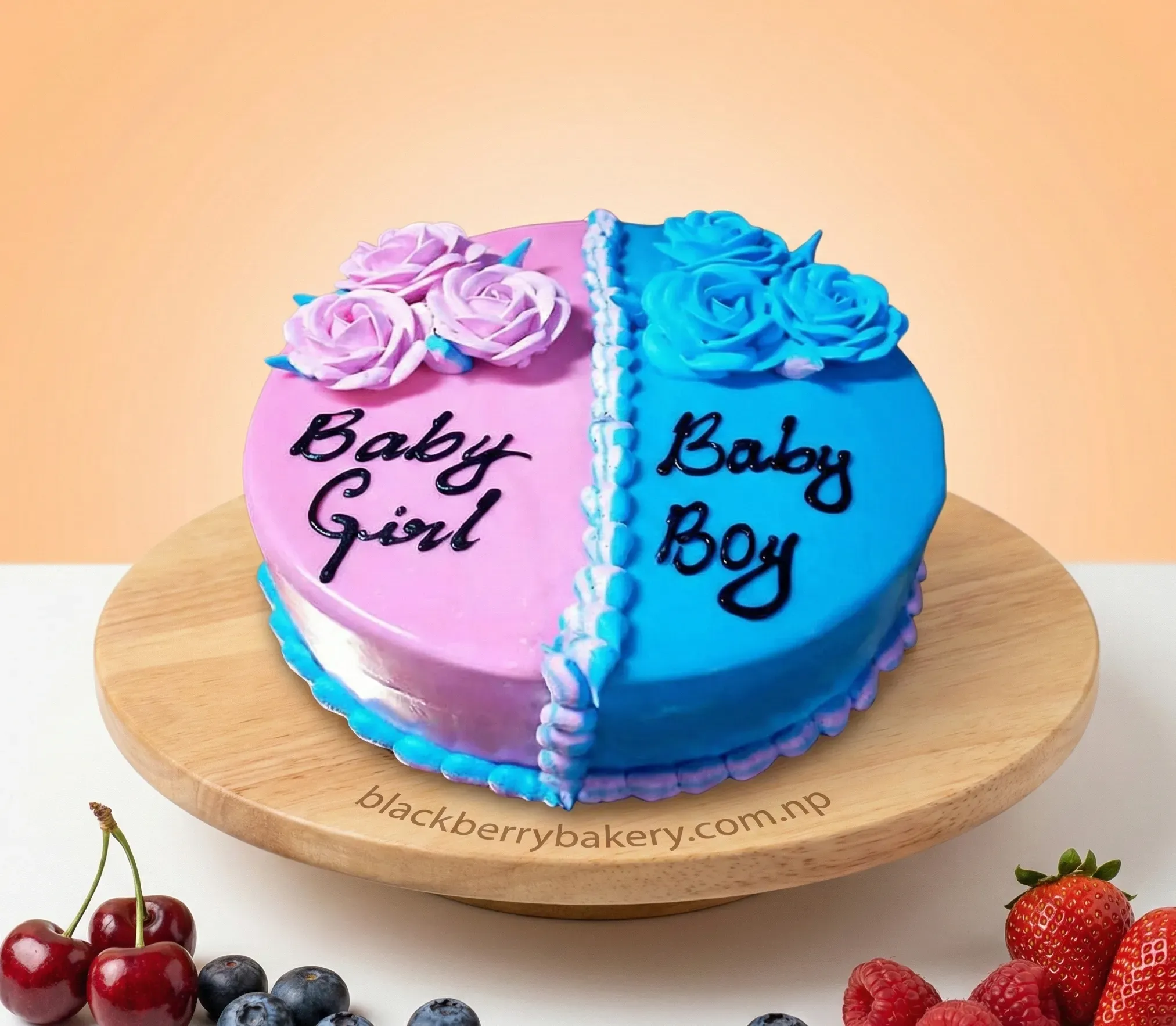 Baby Shower  Regular Floral Cake