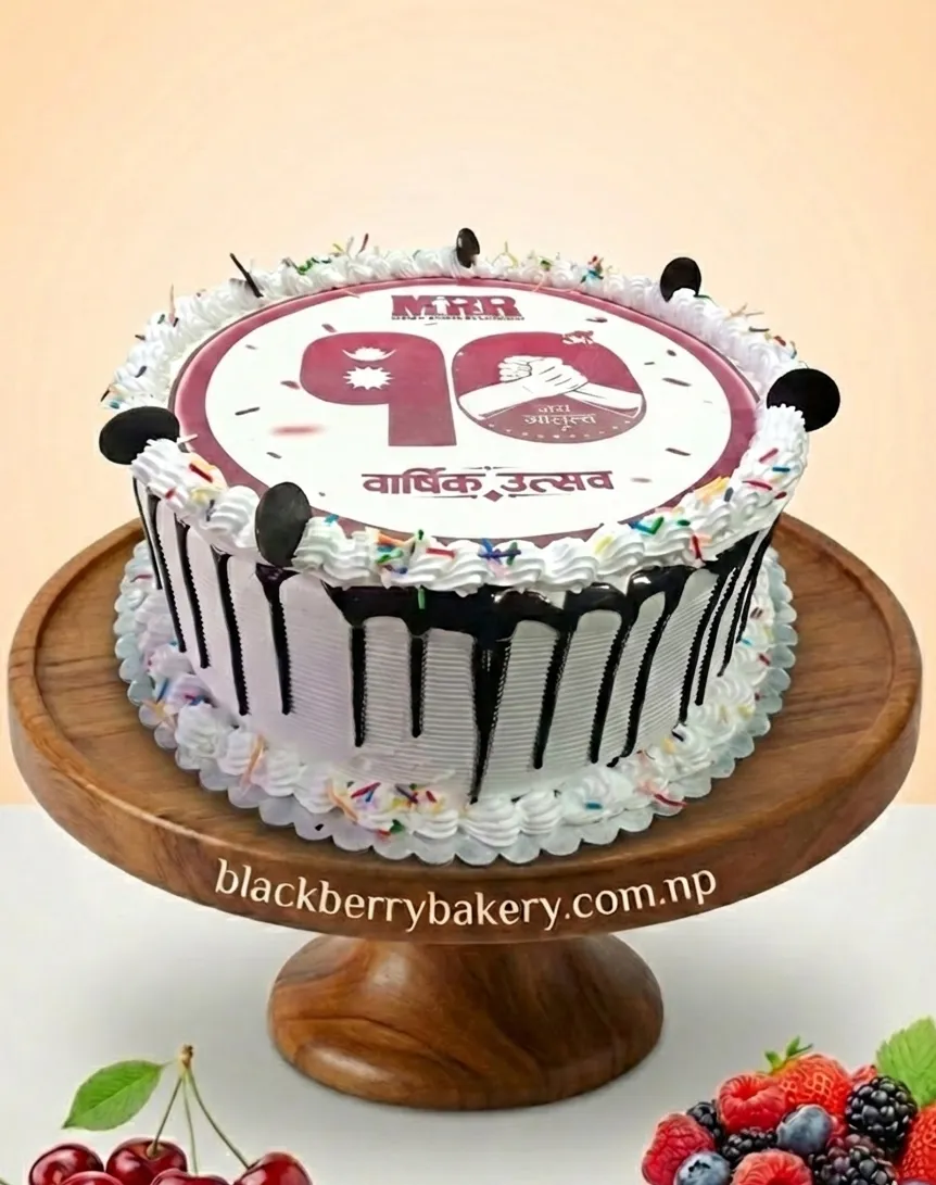 MRR Photo cake - Your Customize Photo at top