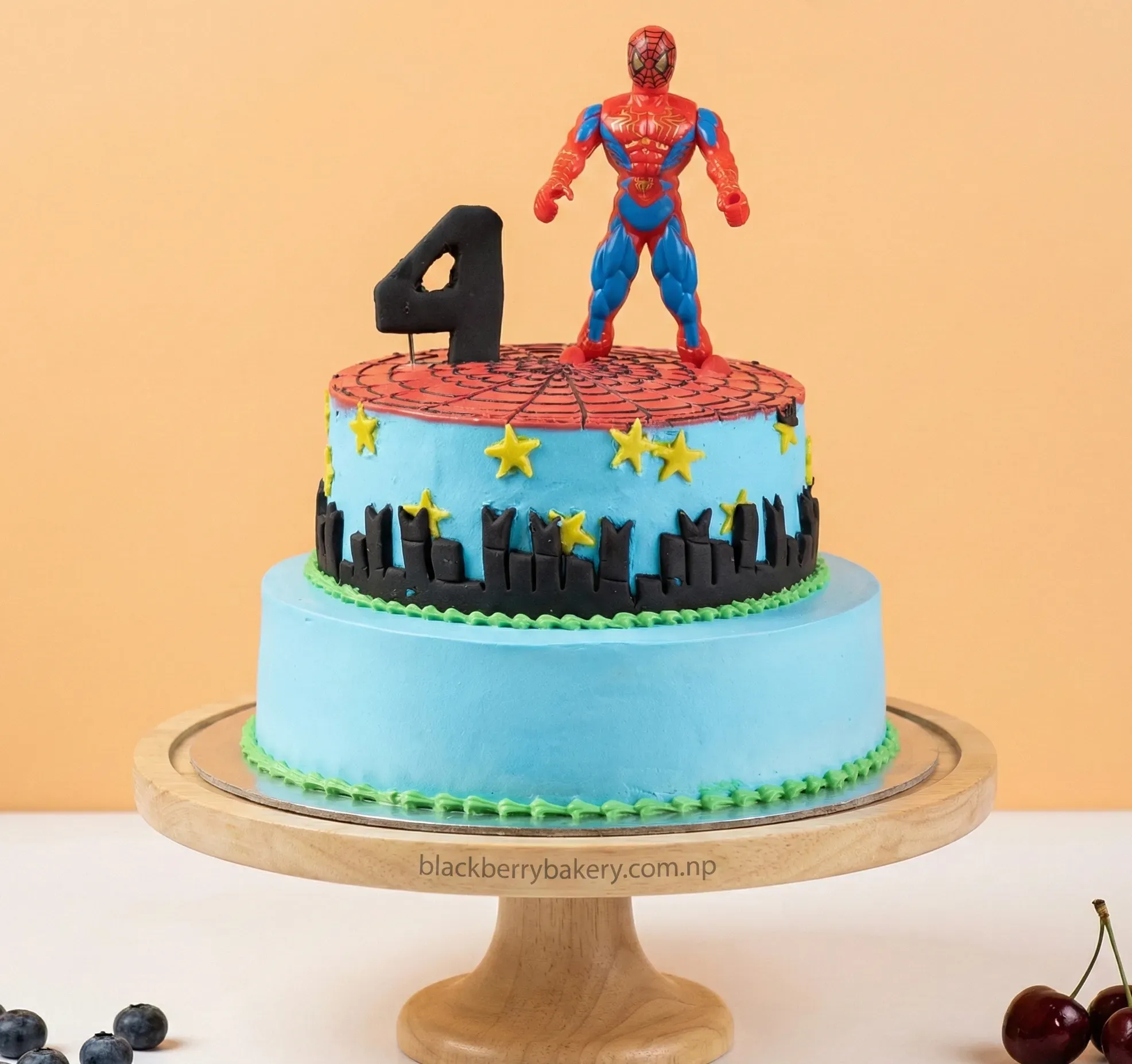 Sipder Man  Multi Tier Cake